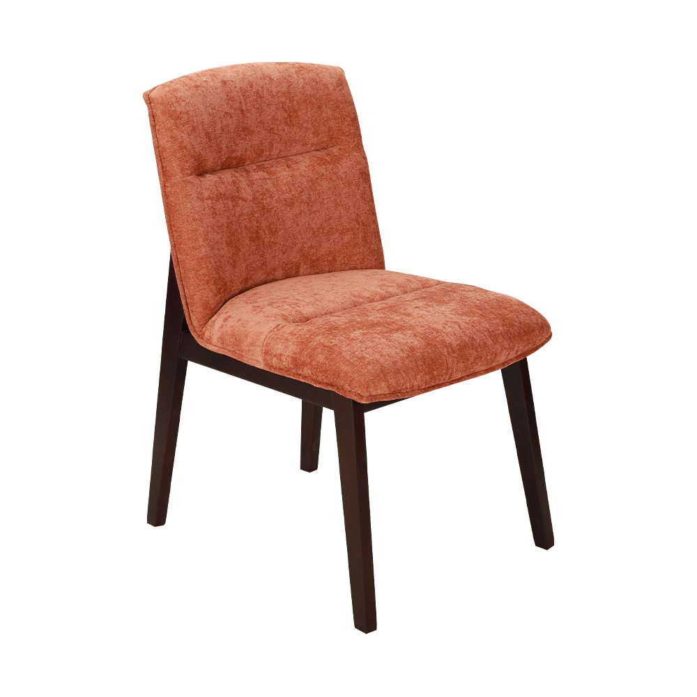 Gepolsterter Massivholz -Essstuhl