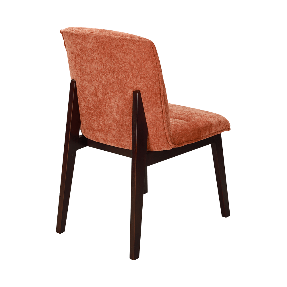 Gepolsterter Massivholz -Essstuhl