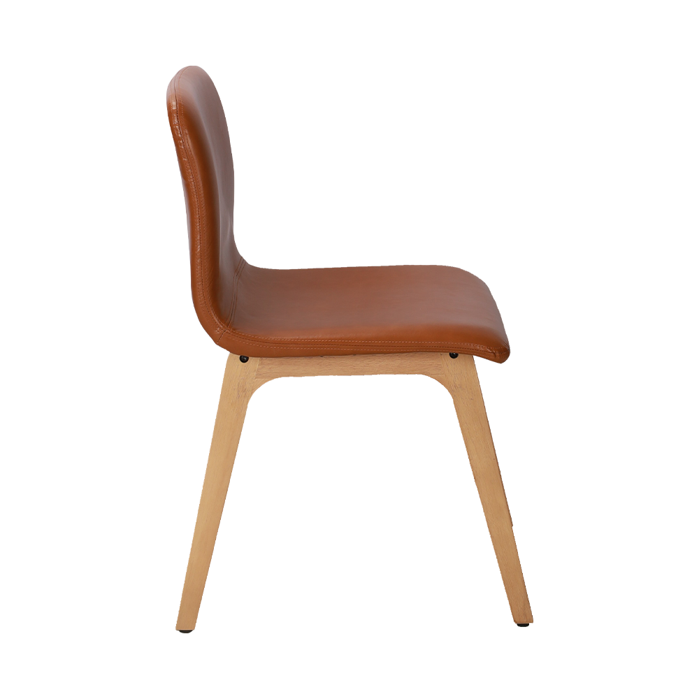 Brauner Bentwood Massivholz Essstuhl