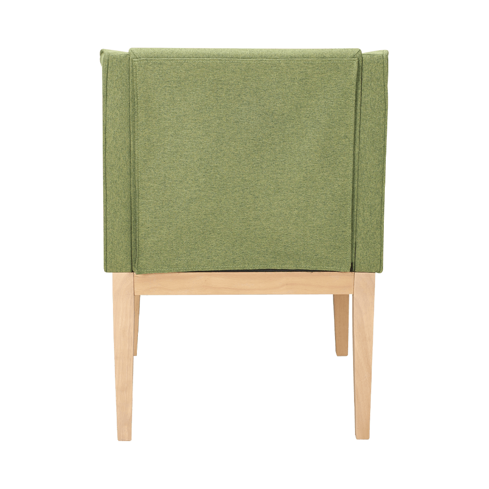 Massivholz -Esstuhl mit Armlehnen