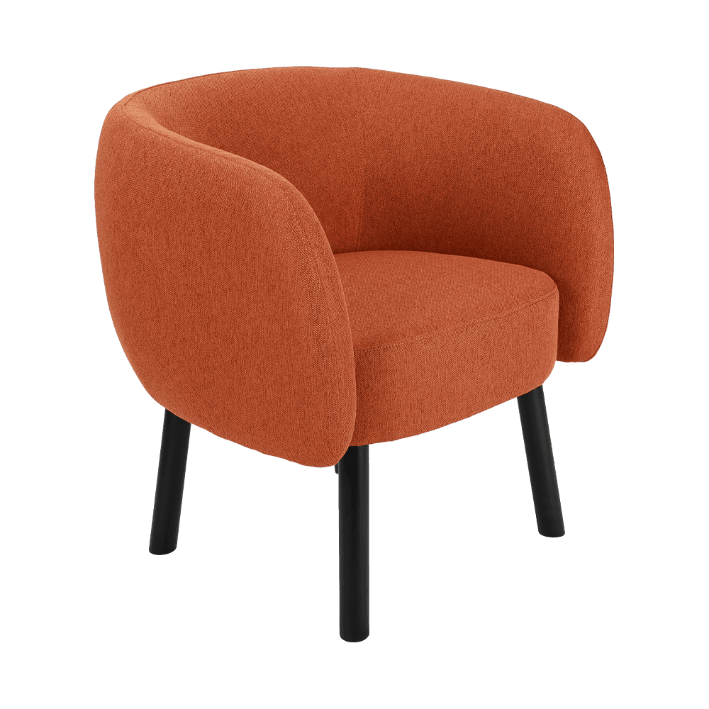 Stoff Massivholz Essstuhl