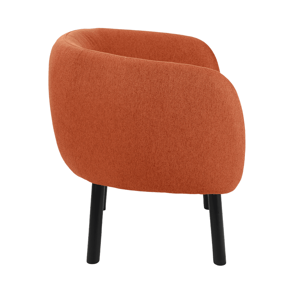 Stoff Massivholz Essstuhl