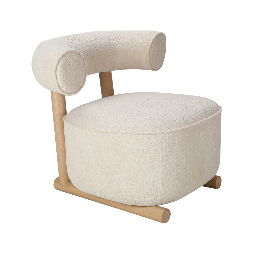 Moderner Stoff U-förmiger Lounge-Stuhl