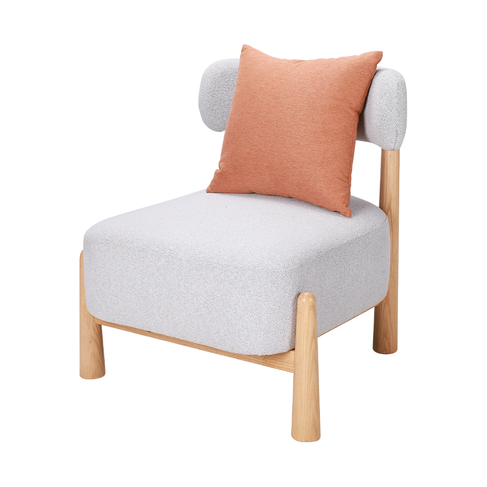 Dicker Schwammkissen -Lounge -Stuhl